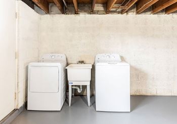 Washer and dryer is in every home at Foxridge Townhomes
